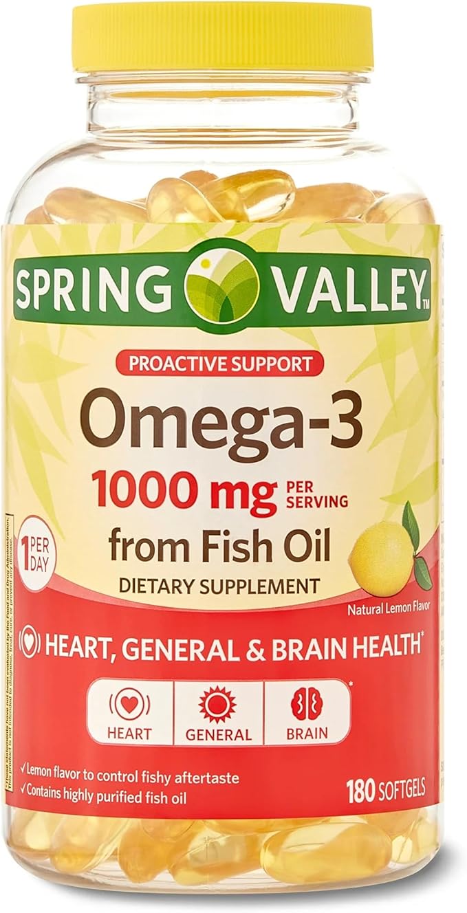 Omega 3 de 1,000 mg X180