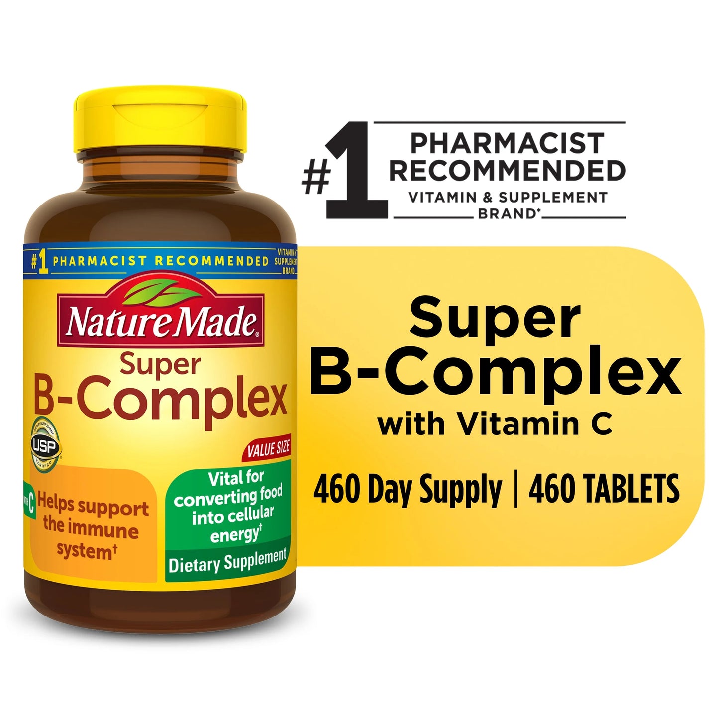 Súper Complejo-B con Vitaminas C X460