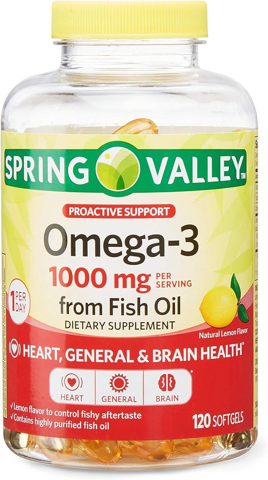 Omega 3 de 1,000 mg X120
