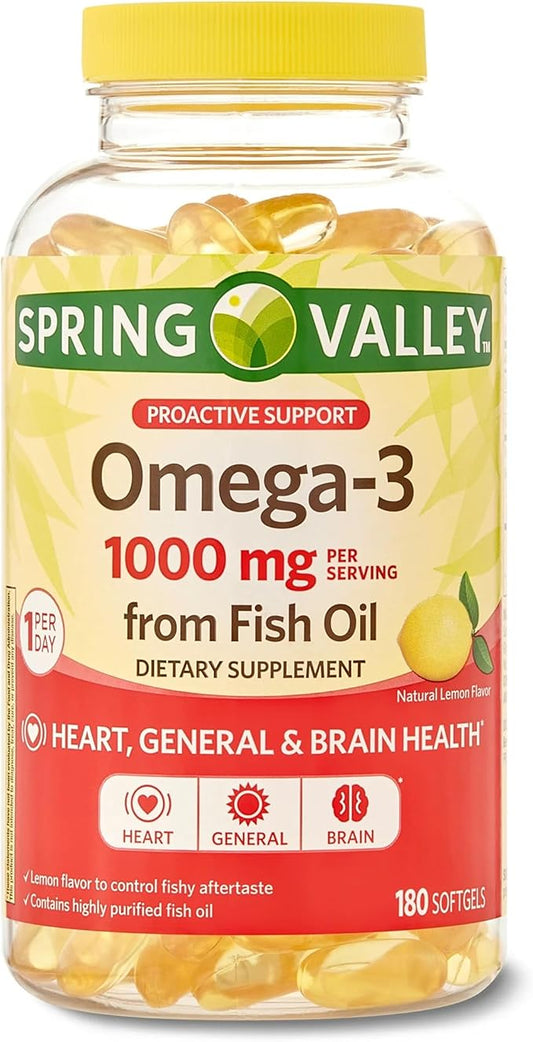 Omega 3 de 1,000 mg X180
