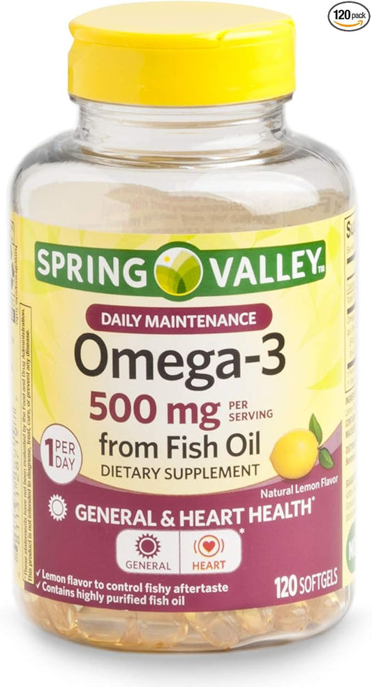 Omega 3 de 500 mg X120