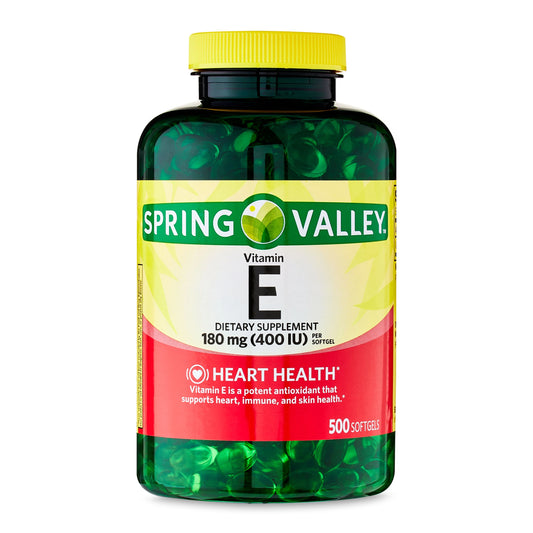 Vitamina E 180 mg (400 IU) X500