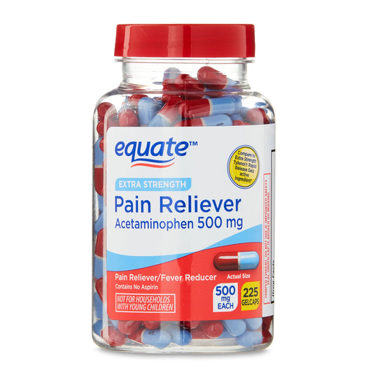 Acetaminofén, 500mg, 225 Cápsulas en Gel